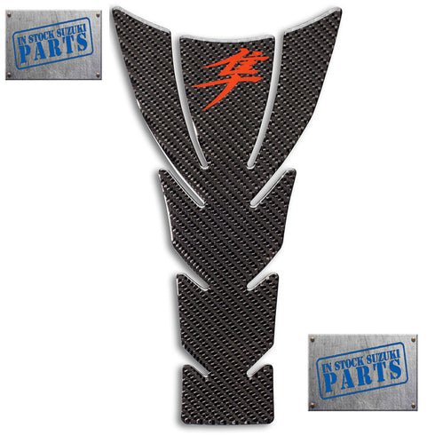 1999-2024 Hayabusa GSX1300R SUZUKI OEM GENUINE KANJI LOGO TANK PAD COVER CARBON